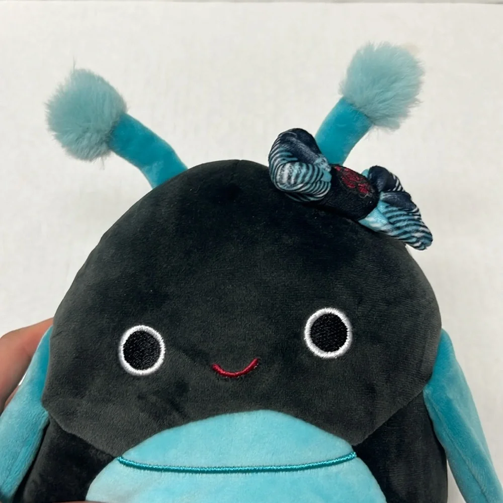 Squishmallows Celie goth grasshopper Plush 7” NWT FTM | cozy soft kawaii